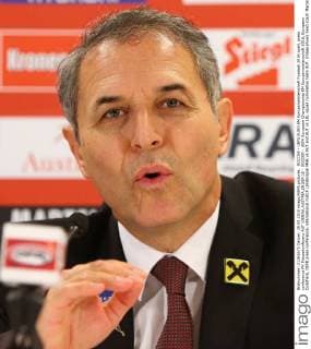 SOCCER - UEFA EURO EM Europameisterschaft Fussball 2016 quali, press conference PK Pressekonferenz AUT VIENNA,AUSTRIA,29.SEP.15 - SOCCER - UEFA European Championship EM Europameisterschaft 2016, European Qualifiers, OEFB press conference, international match Länderspiel MNE vs AUT and AUT vs LIE, squad nomination team AUT. Image shows head coach Marcel Koller (AUT). GEPAxpictures xChristianxOrt