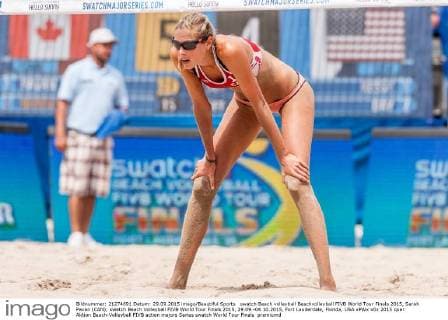 swatch Beach volleyball Beachvolleyball FIVB World Tour Finals 2015, Sarah Pavan (CAN); swatch Beach Volleyball FIVB World Tour Finals 2015, 29.09.-04.10.2015, Fort Lauderdale, Florida, USA xPWx