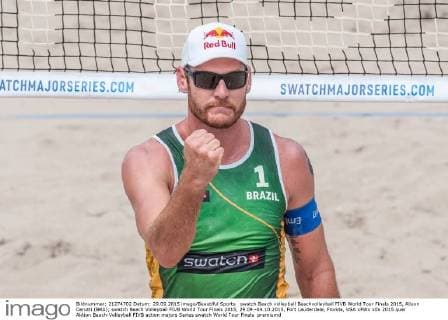 swatch Beach volleyball Beachvolleyball FIVB World Tour Finals 2015, Alison Cerutti (BRA); swatch Beach Volleyball FIVB World Tour Finals 2015, 29.09.-04.10.2015, Fort Lauderdale, Florida, USA xPWx