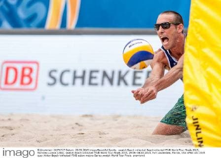 swatch Beach volleyball Beachvolleyball FIVB World Tour Finals 2015, Nicholas Lucena (USA); swatch Beach Volleyball FIVB World Tour Finals 2015, 29.09.-04.10.2015, Fort Lauderdale, Florida, USA xPWx