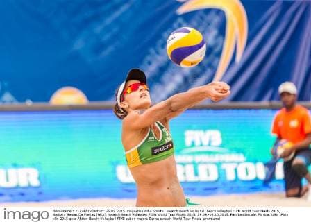 swatch Beach volleyball Beachvolleyball FIVB World Tour Finals 2015, Barbara Seixas De Freitas (BRA); swatch Beach Volleyball FIVB World Tour Finals 2015, 29.09.-04.10.2015, Fort Lauderdale, Florida, USA xPWx