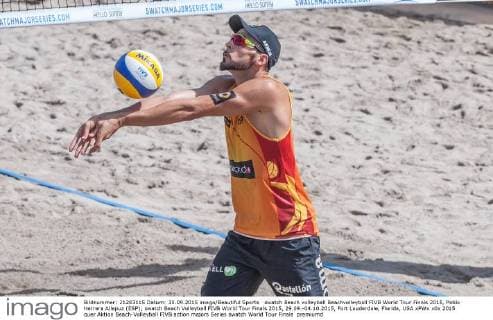 swatch Beach volleyball Beachvolleyball FIVB World Tour Finals 2015, Pablo Herrera Allepuz (ESP); swatch Beach Volleyball FIVB World Tour Finals 2015, 29.09.-04.10.2015, Fort Lauderdale, Florida, USA xPWx