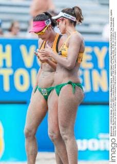 swatch Beach volleyball Beachvolleyball FIVB World Tour Finals 2015, Agatha Bednarczuk, Barbara Seixas De Freitas (BRA); swatch Beach Volleyball FIVB World Tour Finals 2015, 29.09.-04.10.2015, Fort Lauderdale, Florida, USA xPWx