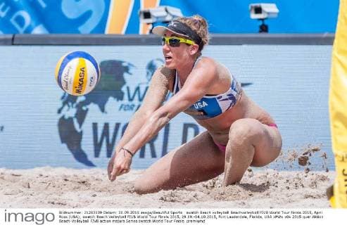 swatch Beach volleyball Beachvolleyball FIVB World Tour Finals 2015, April Ross (USA); swatch Beach Volleyball FIVB World Tour Finals 2015, 29.09.-04.10.2015, Fort Lauderdale, Florida, USA xPWx