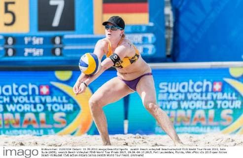 swatch Beach volleyball Beachvolleyball FIVB World Tour Finals 2015, Julia Sude (GER); swatch Beach Volleyball FIVB World Tour Finals 2015, 29.09.-04.10.2015, Fort Lauderdale, Florida, USA xPWx