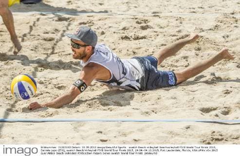 swatch Beach volleyball Beachvolleyball FIVB World Tour Finals 2015, Daniele Lupo (ITA); swatch Beach Volleyball FIVB World Tour Finals 2015, 29.09.-04.10.2015, Fort Lauderdale, Florida, USA xPWx