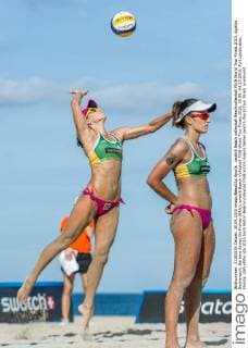 swatch Beach volleyball Beachvolleyball FIVB World Tour Finals 2015, Agatha Bednarczuk, Barbara Seixas De Freitas (BRA); swatch Beach Volleyball FIVB World Tour Finals 2015, 29.09.-04.10.2015, Fort Lauderdale, Florida, USA xPWx