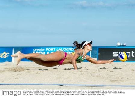swatch Beach volleyball Beachvolleyball FIVB World Tour Finals 2015, Barbara Seixas De Freitas (BRA); swatch Beach Volleyball FIVB World Tour Finals 2015, 29.09.-04.10.2015, Fort Lauderdale, Florida, USA xPWx