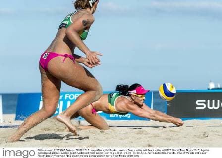 swatch Beach volleyball Beachvolleyball FIVB World Tour Finals 2015, Agatha Bednarczuk (BRA); swatch Beach Volleyball FIVB World Tour Finals 2015, 29.09.-04.10.2015, Fort Lauderdale, Florida, USA xPWx