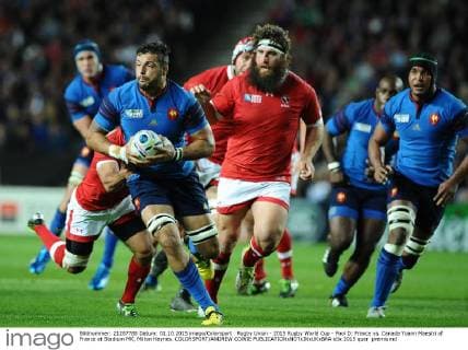 Rugby Union - 2015 Rugby World Cup - Pool D: France vs. Canada Yoann Maestri of France at Stadium MK, Milton Keynes. COLORSPORT ANDREW COWIE 