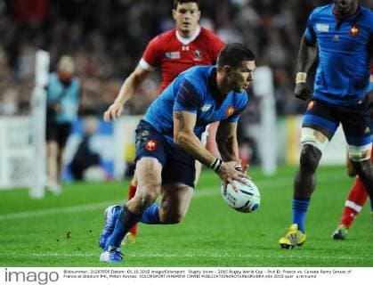 Rugby Union - 2015 Rugby World Cup - Pool D: France vs. Canada Remy Grosso of France at Stadium MK, Milton Keynes. COLORSPORT ANDREW COWIE 