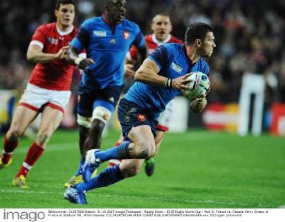 Rugby Union - 2015 Rugby World Cup - Pool D: France vs. Canada Remy Grosso of France at Stadium MK, Milton Keynes. COLORSPORT ANDREW COWIE 