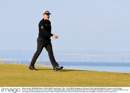 02.10.2015.Kingsbarns, Scotland. Alfred Dunhill Links Golf, second round. Darren Clarke of Northern Ireland on the 5th fairway xDavidxBlunsdenx  ActionPlus11667575