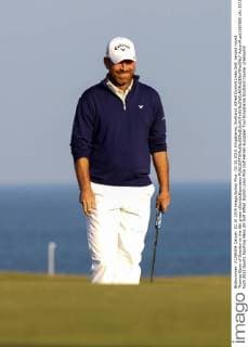 02.10.2015. Kingsbarns, Scotland. Alfred Dunhill Links Golf, second round. Thomas Bjorn of Sweden on the 9th green xDavidxBlunsdenx  ActionPlus11667585