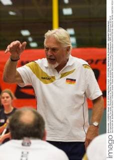 02.10.2015, Sportschule der Bundeswehr, Warendorf Sitzvolleyball, Europameisterschaft, Vorrunde, Deutschland vs. Italien Rudi Sonnenbichler (Trainer Coach Bundestrainer GER)