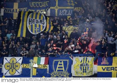 Db Verona 03 10 2015 - Football serie A Chievo Verona-Hellas Verona pictured: tifosi Hellas Verona 