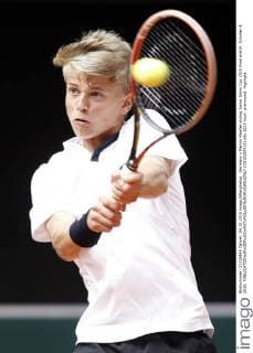 Germany s Marvin Moeller during Junior Davis Cup 2015 Final match. October 4, 2015.  (2015100411)