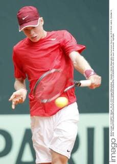 Canada s Denis Shapovalov during Junior Davis Cup 2015 Final match. October 4, 2015.  (2015100434)