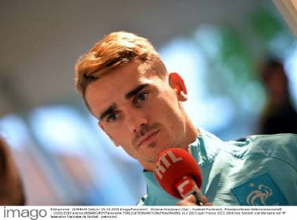 Antoine Griezmann (fra) - Fussball Frankreich, Pressekonferenz Nationalmannschaft - 10 05 2015 AnthonyBIBARD FEP Panoramic 