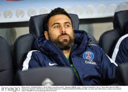 Salvatore SIRIGU (psg) - Fussball Frankreich, Ligue 1, Paris Saint Germain PSG vs. Olympique Marseille - 04 10 2015 ThierryBreton Panoramic 