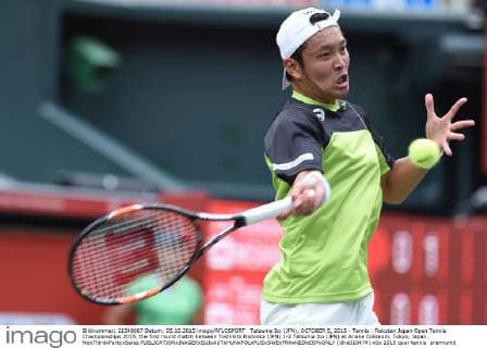 Tatsuma Ito (JPN), OCTOBER 5, 2015 - Tennis : Rakuten Japan Open Tennis Championships 2015, the first round match between Yoshihito Nishioka (JPN) 1-2 Tatsuma Ito (JPN) at Ariake Coliseum, Tokyo, Japan. NoxThirdxPartyxSales  (dlra010474)