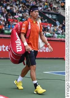 Kei Nishikori (JPN), OCTOBER 5, 2015 - Tennis : Rakuten Japan Open Tennis Championships 2015, the first round match between Borna Coric (CRO) 1-2 Kei Nishikori (JPN) at Ariake Coliseum, Tokyo, Japan. NoxThirdxPartyxSales  (dlra010561)