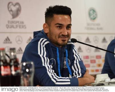 06.10.2015, xblx, Fussball EM Quali 2016, Deutschland Deutsche Fussball Nationalmannschaft DFB Training und Pressekonferenz Training, v.l. Ilkay Guendogan (Deutsche Fussball Nationalmannschaft DFB)