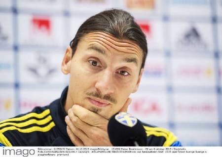 151006 Zlatan Ibrahimovic - PK am 6 oktober 2015 i Stockholm.  Copyright: JOELxMARKLUND BB151006JM009
