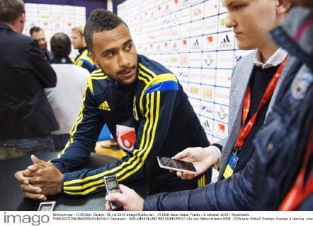 151006 Issac Kiese Thelin - 6 oktober 2015 i Stockholm.  Copyright: JOELxMARKLUND BB151006JM017