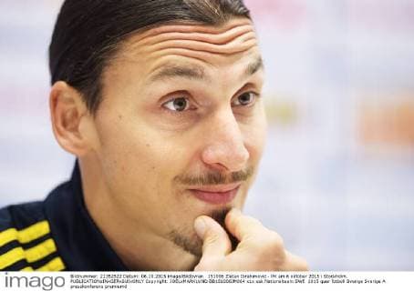 151006 Zlatan Ibrahimovic - PK am 6 oktober 2015 i Stockholm.  Copyright: JOELxMARKLUND BB151006JM064