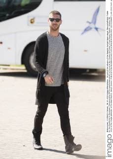Arrival of the players of the Spanish football team squad Mannschaftsbild Totale for the Qualifying to European Championship EM Europameisterschaft in France at the Ciudad del Futbol of Las Rozas, Madrid. October 06, 2015 In the image defender of the Real Madrid, Sergio Ramos.  (20151006007)