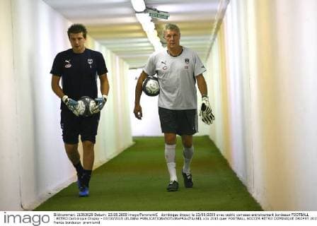 dominique dropsy le 23 08 2009 avec cedric carrasso entrainement bordeaux FOOTBALL : RETRO Dominique Dropsy - 07 10 2015 LELANNx 