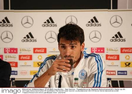 Mats Hummels - Pressekonferenz der Deutschen Nationalmannschaft in Dublin