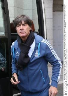 Bundestrainer Joachim Löw - Teamankunft der Deutschen Nationalmannschaft in Dublin