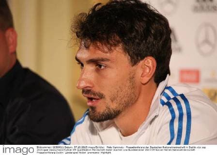 Mats Hummels - Pressekonferenz der Deutschen Nationalmannschaft in Dublin
