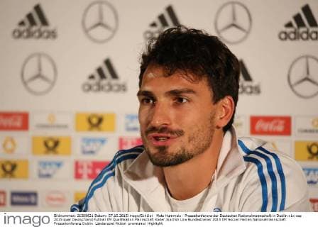 Mats Hummels - Pressekonferenz der Deutschen Nationalmannschaft in Dublin