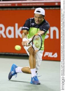 Tatsuma Ito (JPN), October 7, 2015 - Tennis : Rakuten Japan Open Tennis Championships 2015, men s singles 2nd round match between Stan Wawrinka 2-1 Tatsuma Ito at Ariake Coliseum, Tokyo, Japan. NoxThirdxPartyxSales  (umqa028380)