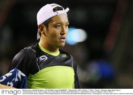 Tatsuma Ito (JPN), October 7, 2015 - Tennis : Rakuten Japan Open Tennis Championships 2015, men s singles 2nd round match between Stan Wawrinka 2-1 Tatsuma Ito at Ariake Coliseum, Tokyo, Japan. NoxThirdxPartyxSales  (umqa028403)