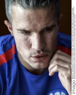 Robin van Persie of Holland during a press meeting prior to the match between Kazachstan and The Netherlands on October 8, 2015 at the Astana Arena in Astana, Kazachstan. Netherlands Press Meeting 2015 2016 xVIxxIVx 4432421