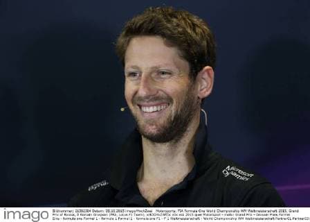 Motorsports: FIA Formula One World Championship WM Weltmeisterschaft 2015, Grand Prix of Russia, 8 Romain Grosjean (FRA, Lotus F1 Team), xHOCHxZWEIx