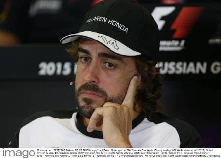 Motorsports: FIA Formula One World Championship WM Weltmeisterschaft 2015, Grand Prix of Russia, 14 Fernando Alonso (ESP, McLaren Honda), xHOCHxZWEIx