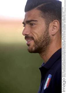 Aktuell Fußball, Training Nationalteam Italien IPP20151008 Football - soccer: international match Länderspiel training session of Italy (ITA), Graziano Pelle (Hinweis: Verwendung nur in Deutschland - only Germany) xHOCHxZWEIx xItalyxPhotoxPressx 