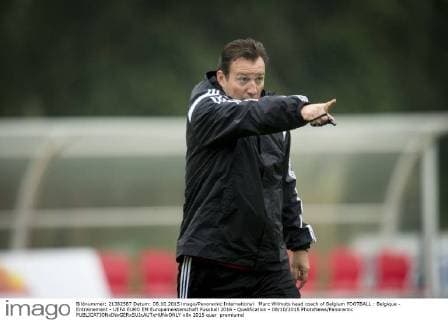 Marc Wilmots head coach of Belgium FOOTBALL : Belgique - Entrainement - UEFA EURO EM Europameisterschaft Fussball 2016 - Qualification - 08 10 2015 PhotoNews Panoramic 