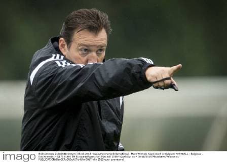 Marc Wilmots head coach of Belgium FOOTBALL : Belgique - Entrainement - UEFA EURO EM Europameisterschaft Fussball 2016 - Qualification - 08 10 2015 PhotoNews Panoramic 