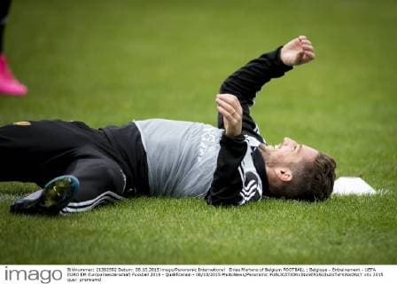 Dries Mertens of Belgium FOOTBALL : Belgique - Entrainement - UEFA EURO EM Europameisterschaft Fussball 2016 - Qualification - 08 10 2015 PhotoNews Panoramic 