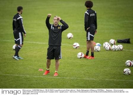 Radja Nainggolan of Belgium FOOTBALL : Belgique - Entrainement - UEFA EURO EM Europameisterschaft Fussball 2016 - Qualification - 08 10 2015 PhotoNews Panoramic 