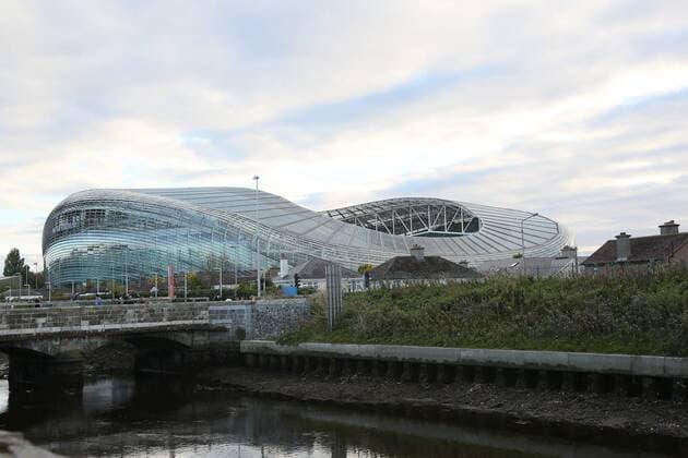 Blick aufs Aviva Stadion - Irland - Dublin