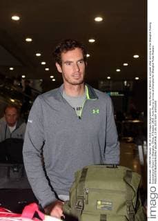 Andy Murray of Britain is pictured after arriving at the Shanghai Pudong International Airport in Shanghai, China, 9 October 2015. Andy Murray arrives at Shanghai for Shanghai Rolex Masters  pbu342436_10