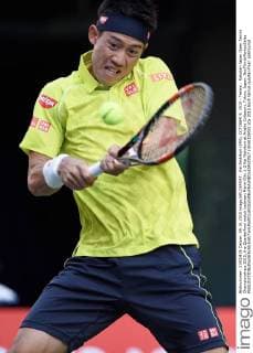 Kei Nishikori (JPN), OCTOBER 9, 2015 - Tennis : Rakuten Japan Open Tennis Championships 2015, the Quarterfinal match between Marin Cilic 1-2 Kei Nishikori at Ariake Coliseum, Tokyo, Japan. NoxThirdxPartyxSales  (dlra010903)