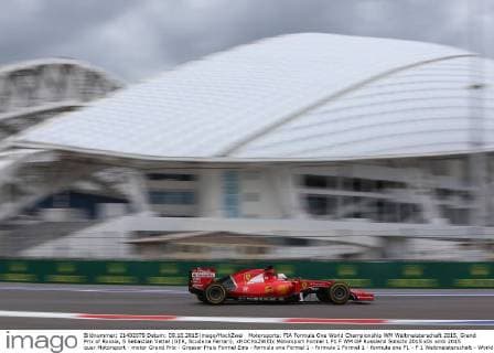 Motorsports: FIA Formula One World Championship WM Weltmeisterschaft 2015, Grand Prix of Russia, 5 Sebastian Vettel (GER, Scuderia Ferrari), xHOCHxZWEIx